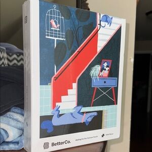 Puzzle 1000 Piece pets with Blue and Red Design NeW in box challenge game gift